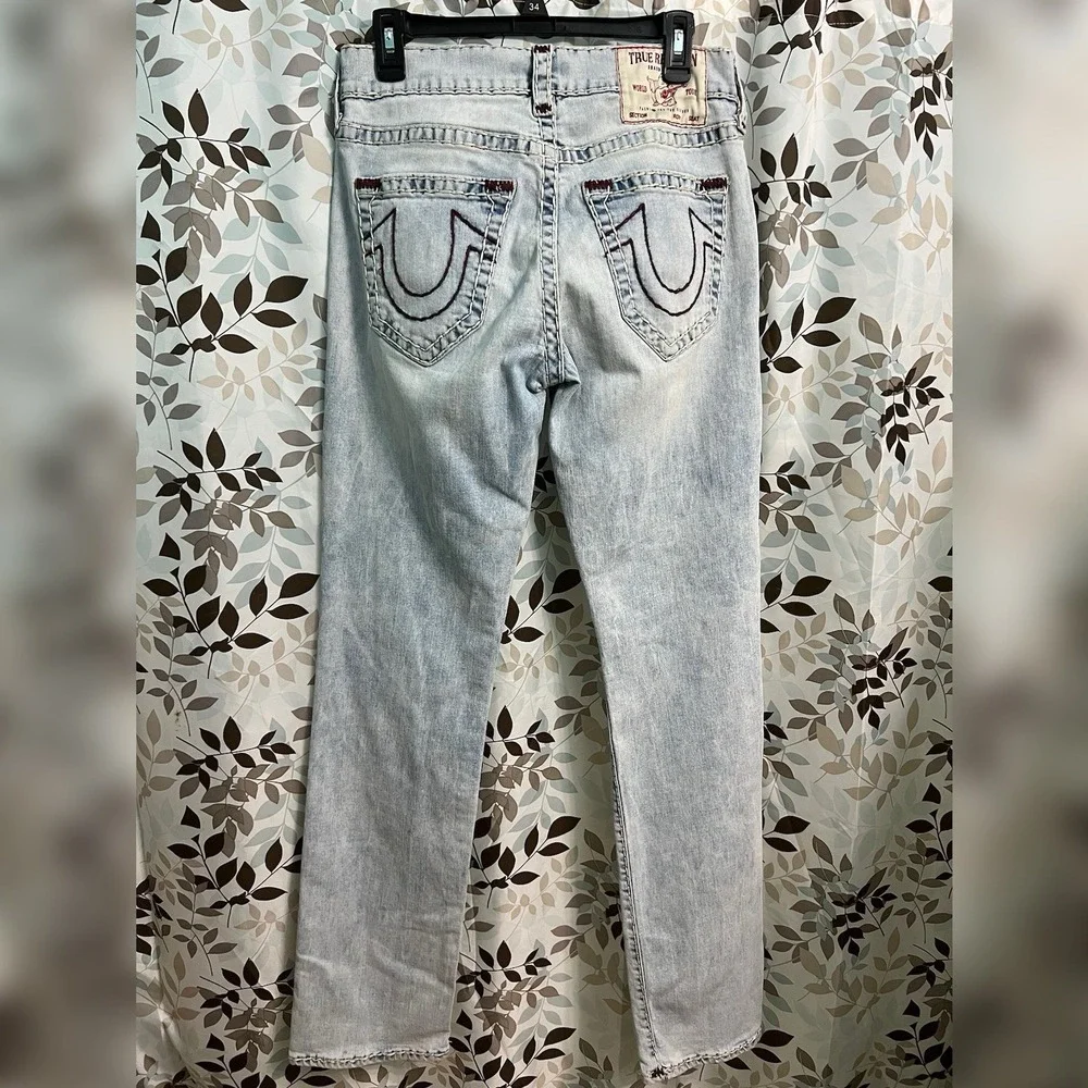 True Religion Men's Ricky Relaxed Straight Jeans Sz 30